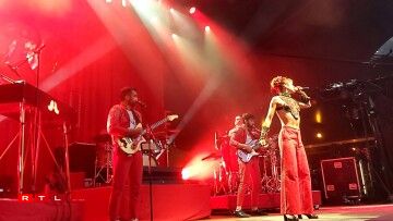 Le groupe d'electropop français, Deluxe, a conquis le public des Francofolies.