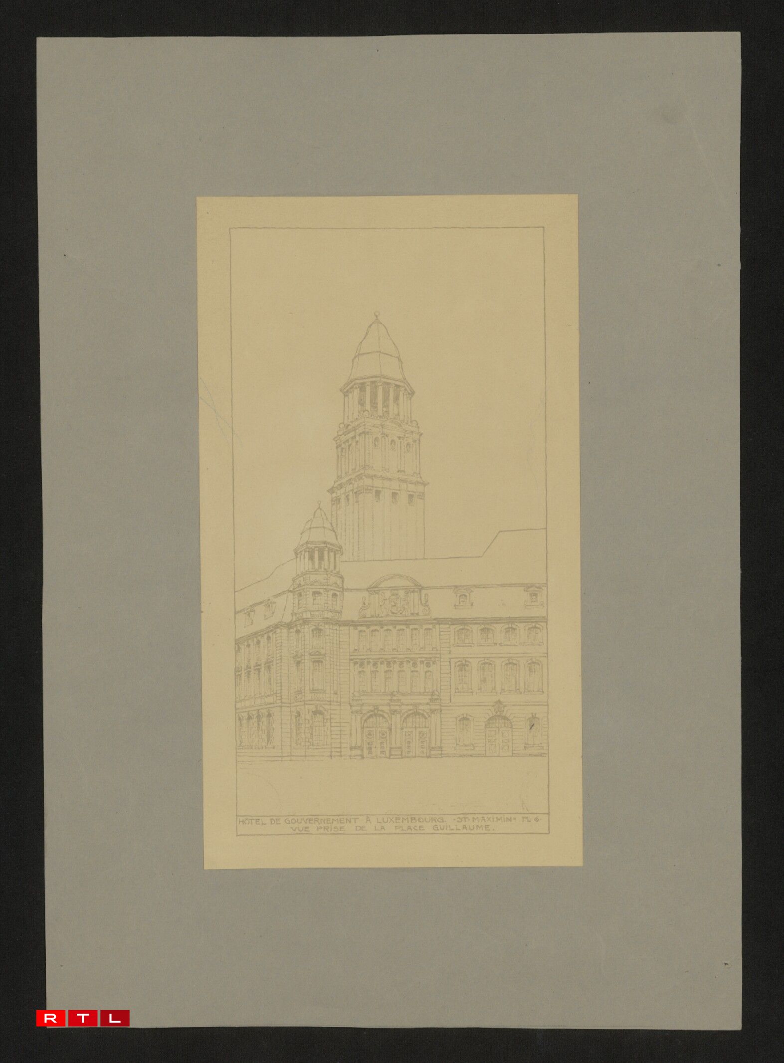 Project for the seat of government.