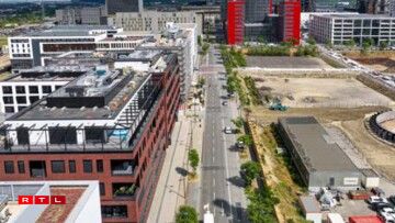 La vue actuelle du boulevard des Lumières.