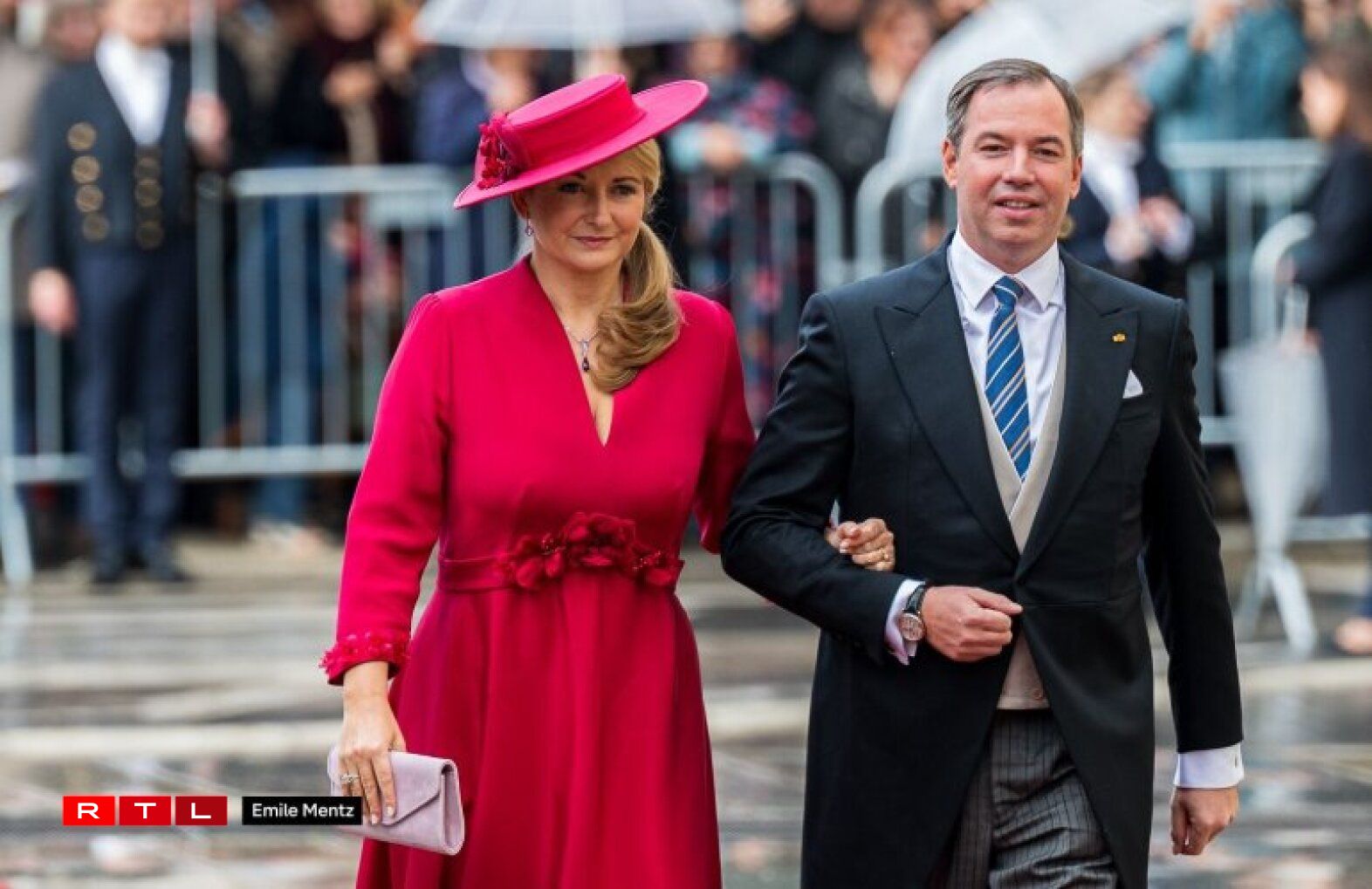 D'Grande-Duchesse Stéphanie beim Trounwiessel 2025.