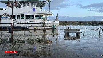 Les inondations ce dimanche 19 novembre à Remich.