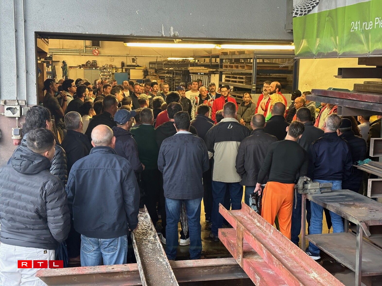 Reunioun bei Manuel Cardoso Constructions um Kierchbierg en Dënschdeg de Moien.