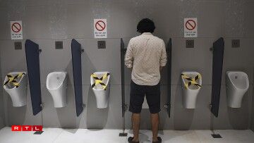 Männertoilette an Indien