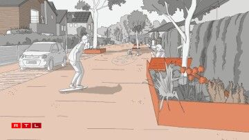 Une fois réaménagée, l'impasse offre plus d'espace aux marcheurs et aux enfants, tout en regroupant le parking à l'entrée de la rue.