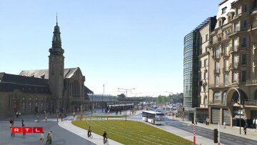 Une aperçu de la Gare centrale quand le chantier sera achevé