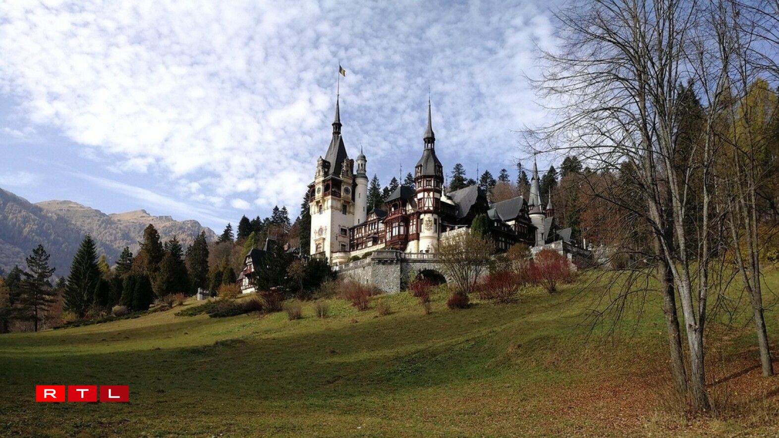 Sinaia Castle in Transylvania