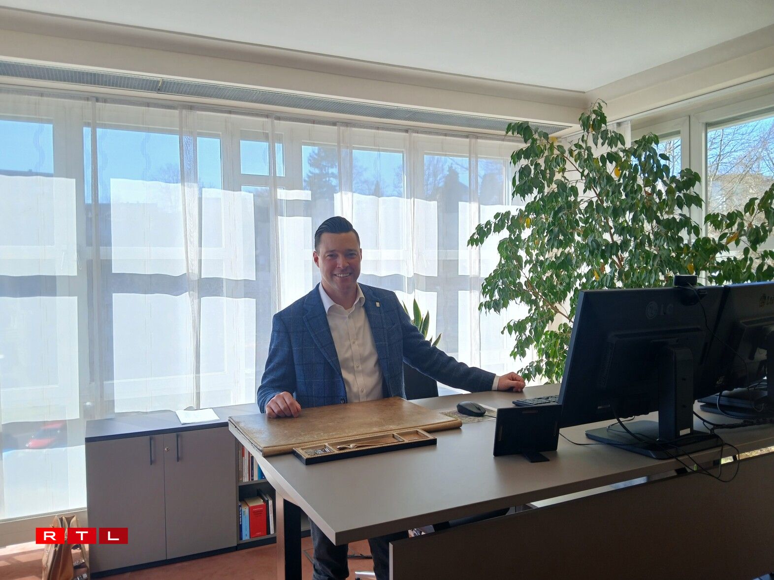 De Prümer Buergermeeschter Johannes Reuschen