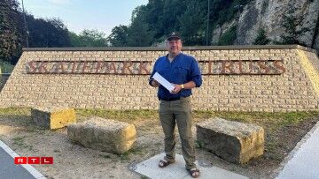 De Jean Linster war ëm 7.20 Auer als éischt op der Plaz an huet domat dës Woch de Präis gewonnen!