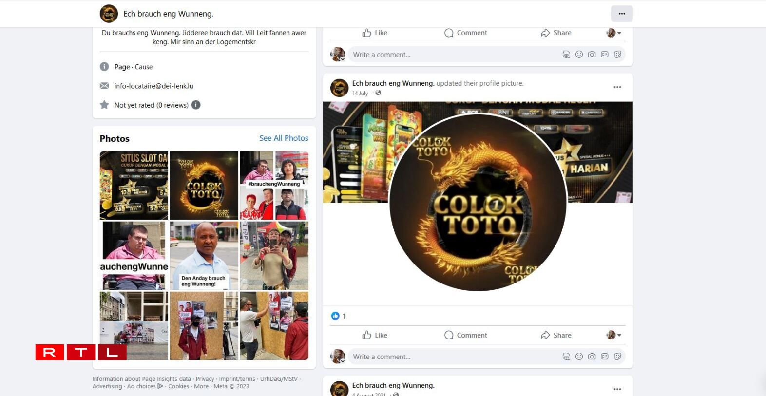 Och de Site vun der Campagne