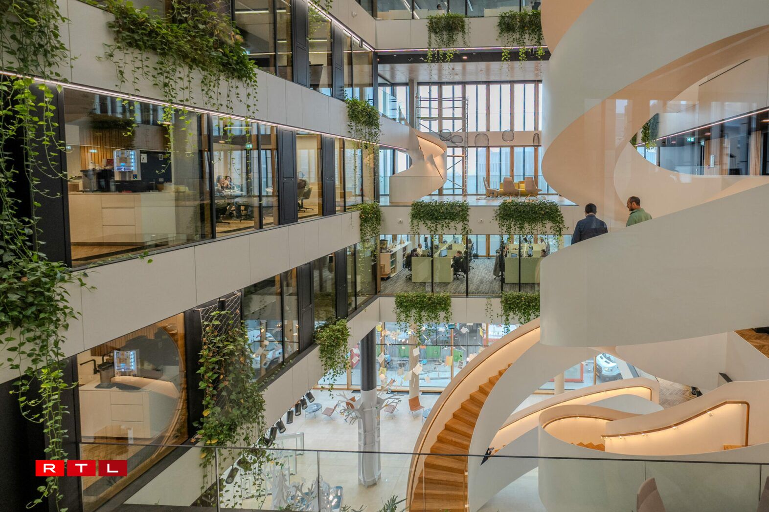 L'intérieur du nouveau bâtiment du groupe Post.