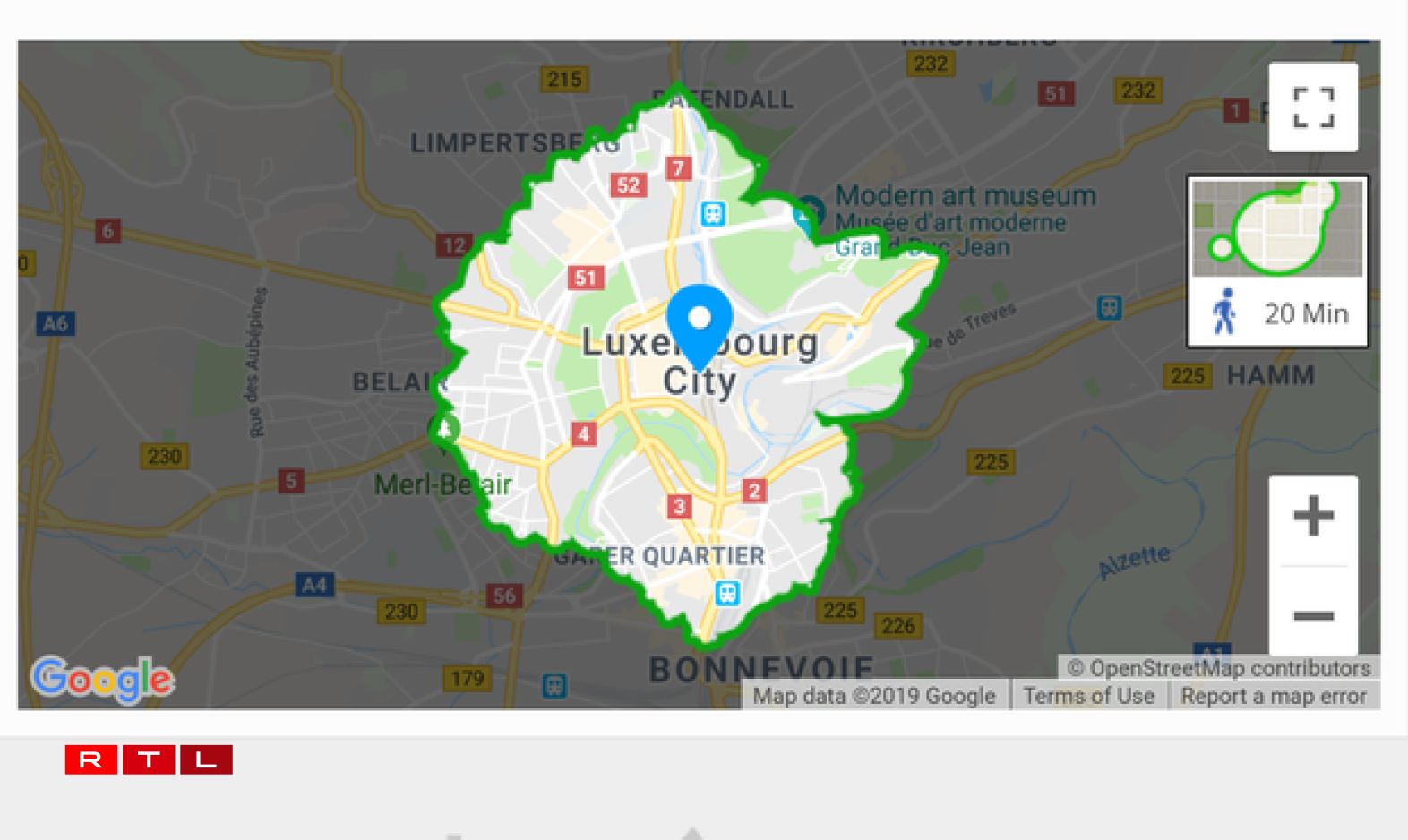 The very centre of Luxembourg City - walker's paradise