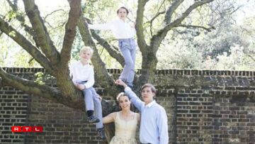 The young family in happier times.