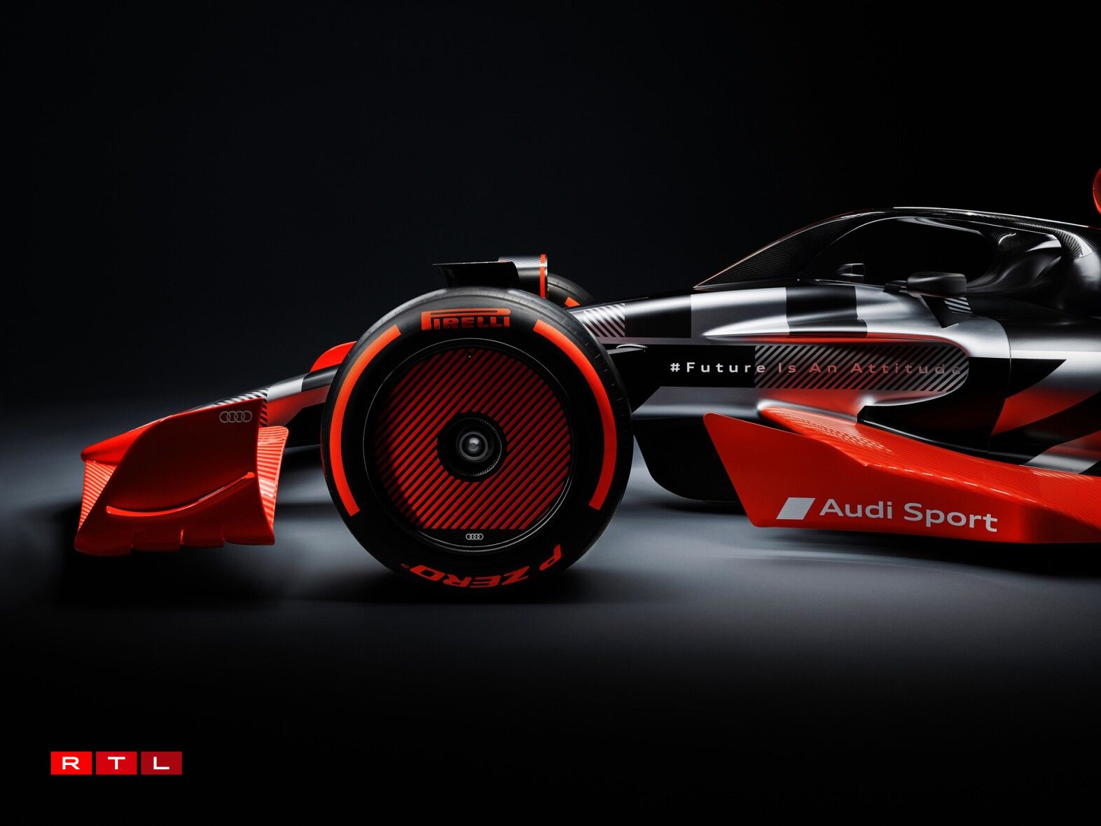 Show car: Esou kéint de F1-Auto vun Audi ausgesinn.