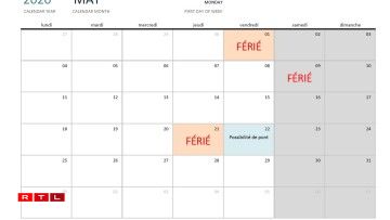 May - the month of the bridges? Unfortunately not this year as 9 May is on a Saturday. You'll still have a three-day weekend at the start of the month, and you could book Friday after Ascension off.