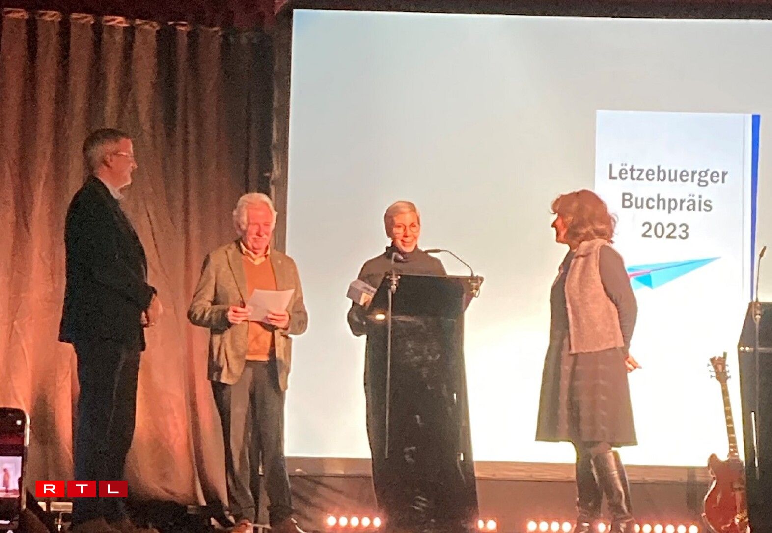 D'Kulturministesch Sam Tanson beim Lëtzebuerger Buchpräis 2023