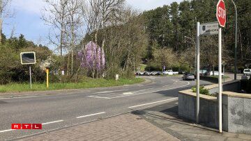 Le lieu de l'accident, sur la N31.