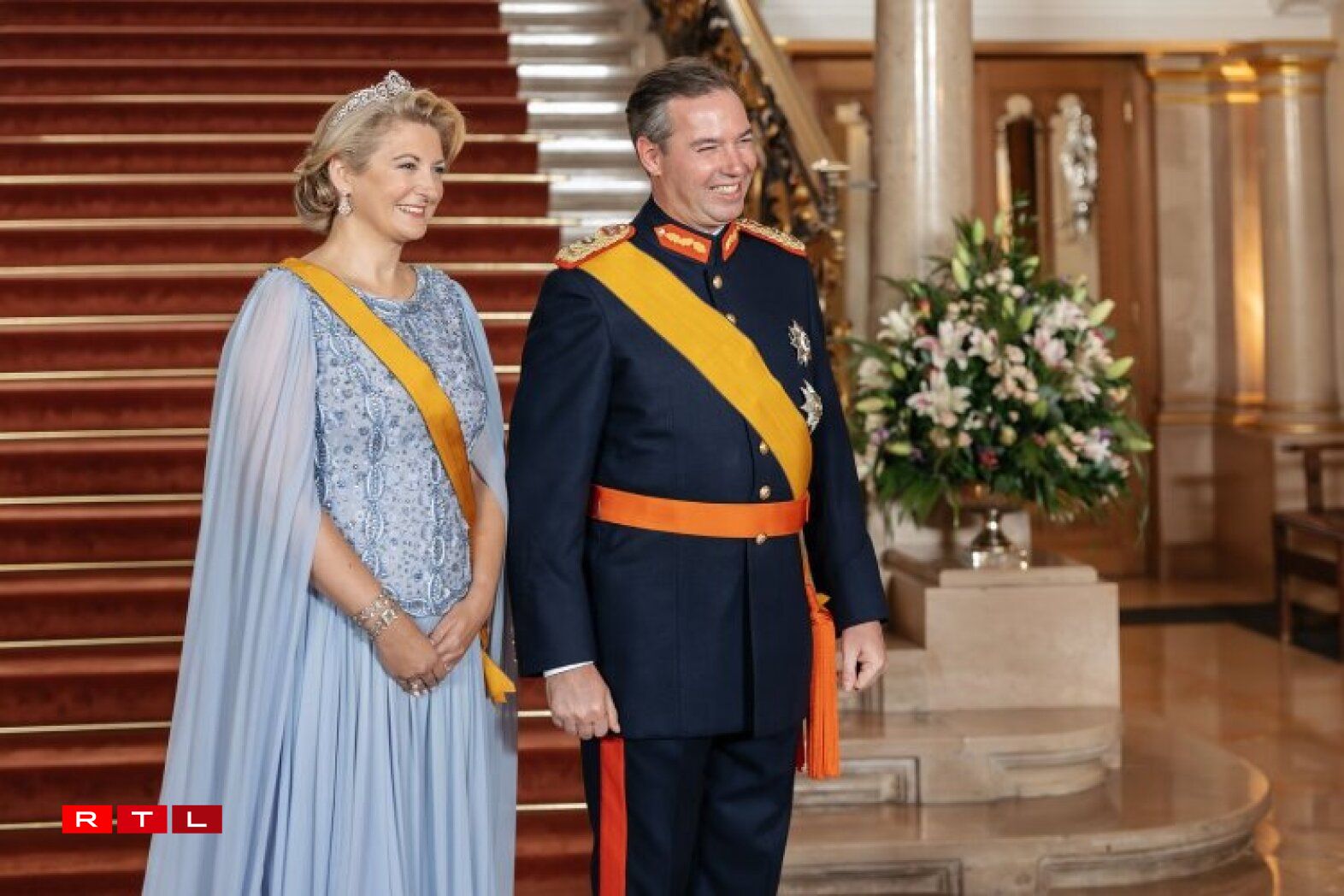 D'Grande-Duchesse Stéphanie beim Trounwiessel 2025.