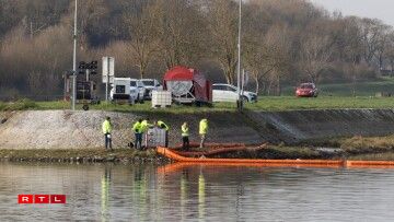 Pompjeeë bei der Ueleg-Spär am Hafen zu Mäertert den 9. Mäerz 2026.