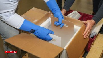 L'arrivée des premiers vaccins au Luxembourg.