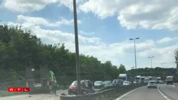 Une photo prise avant l'arrivée des secours.