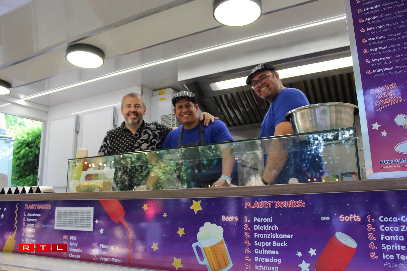 Maurizio et son food truck de hot dog