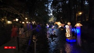 Balade de nuit lors du festival Siren's Call, à Luxembourg, cet été.