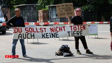 Demonstrante virum Déierepark zu Nürnberg