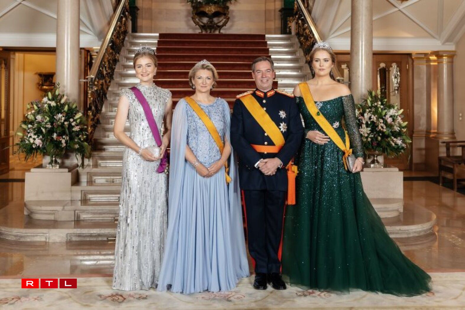 D'Grande-Duchesse Stéphanie beim Trounwiessel 2025.