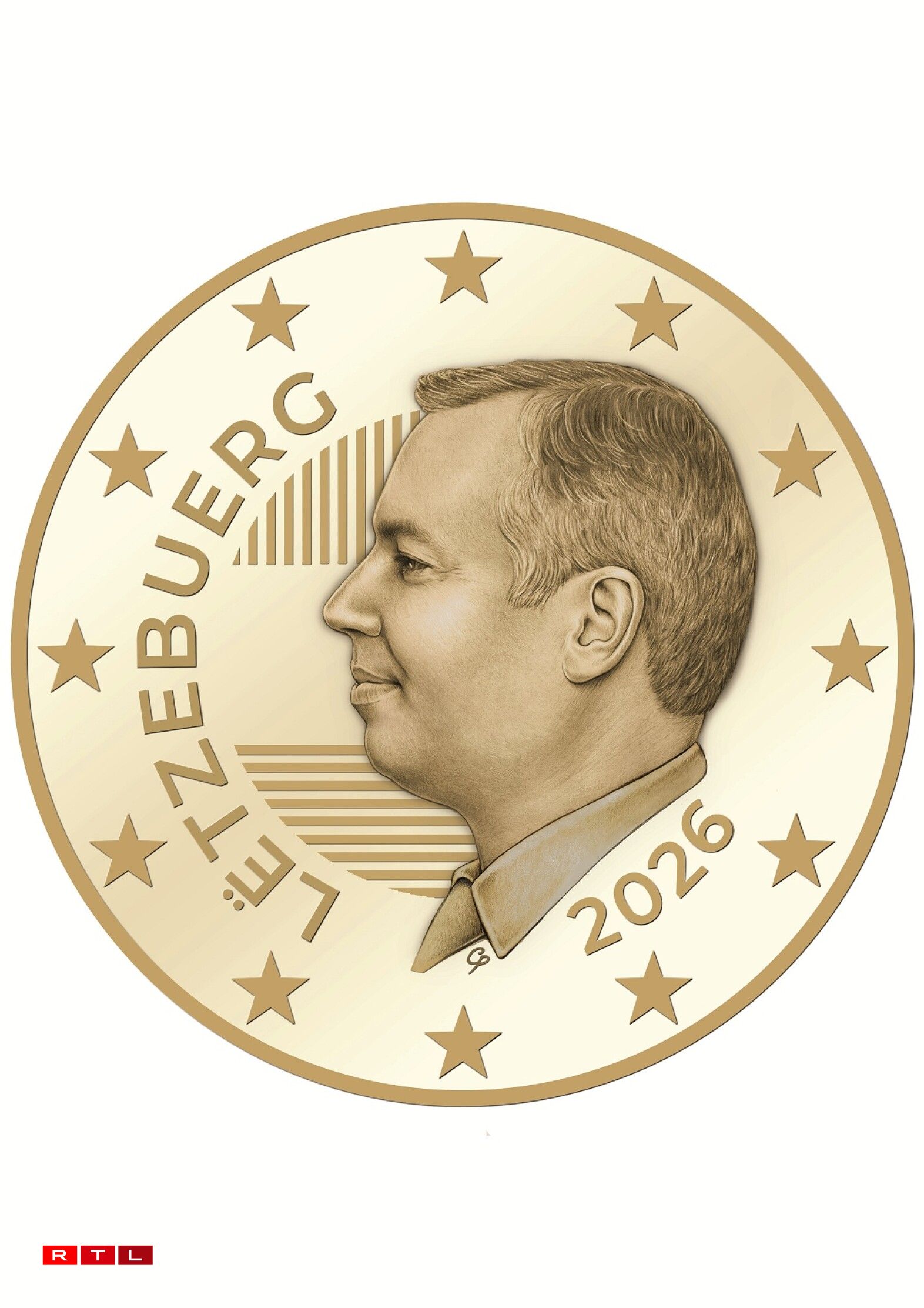 Design of the 10, 20, and 50 cent coins