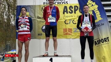 Den Eurocross-Podium bei den Hären