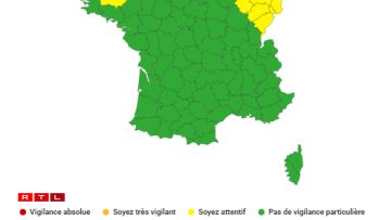 La carte de vigilance pluie-inondation