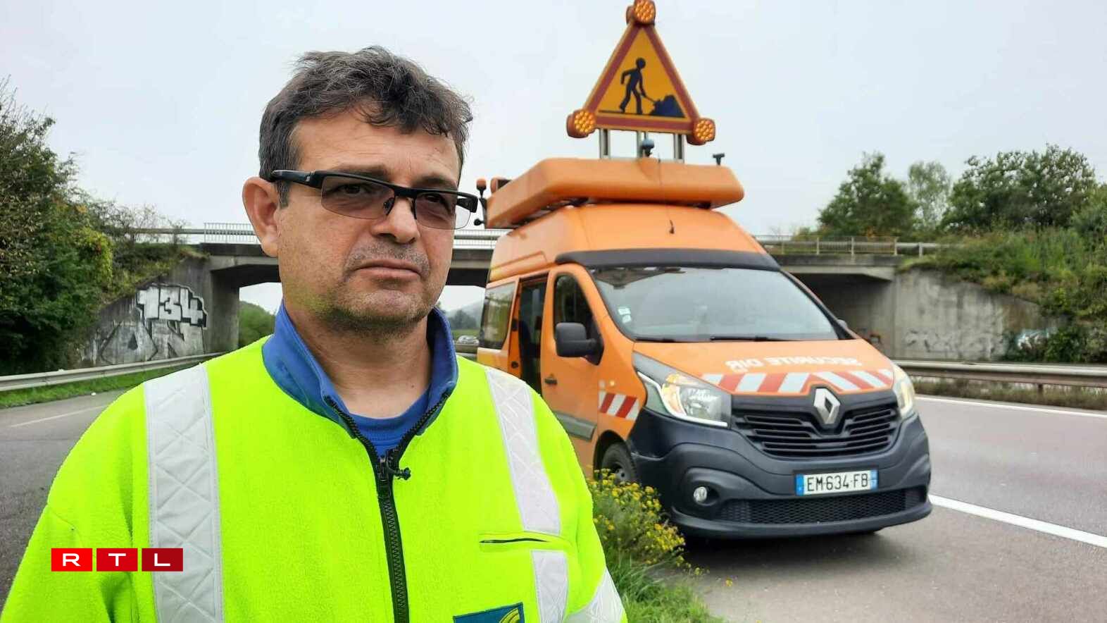 Denis Droitcourt, patrouilleur de retour sur l'A31 malgré un grave accident du travail: