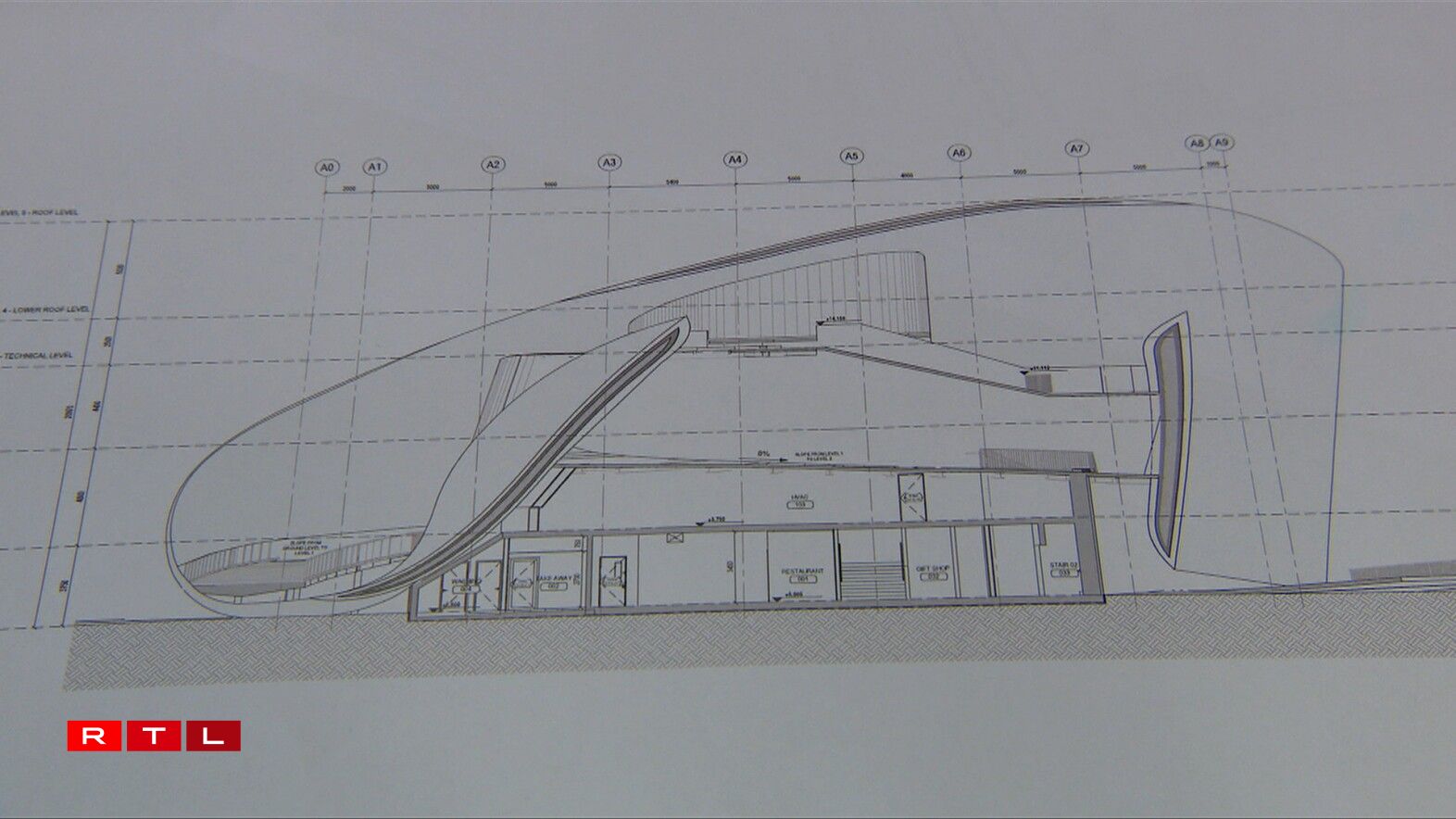 Zeechnung Maquette Pavillon Dubai