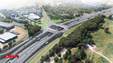 L'échangeur Lallange tel qu'il est prévu à la fin du projet