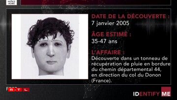 Une reconstitution du visage de la victime