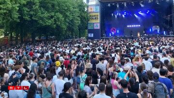 L'ambiance était plus qu'au rendez-vous pour Gazo.