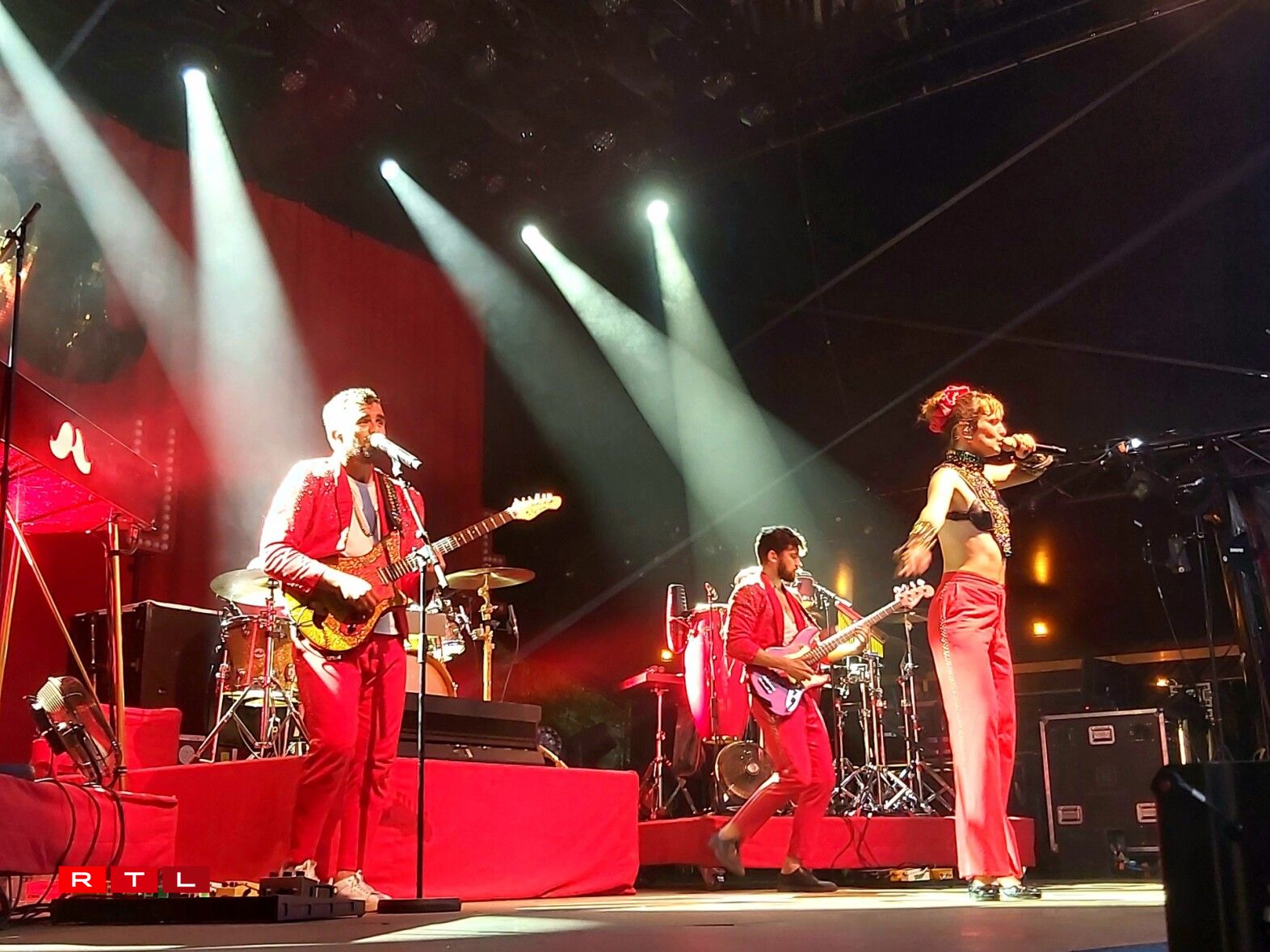 Deluxe a assuré l'ambiance sur la scène de la Clairière