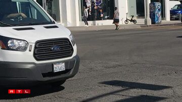 Another of many memorials to Kobe and Gianna Bryant.