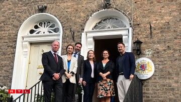 Le Premier ministre luxembourgeois et la ministre des Finances ont participé à l'inauguration de l'ambassade luxembourgeoise à Dublin le 12 juin 2023