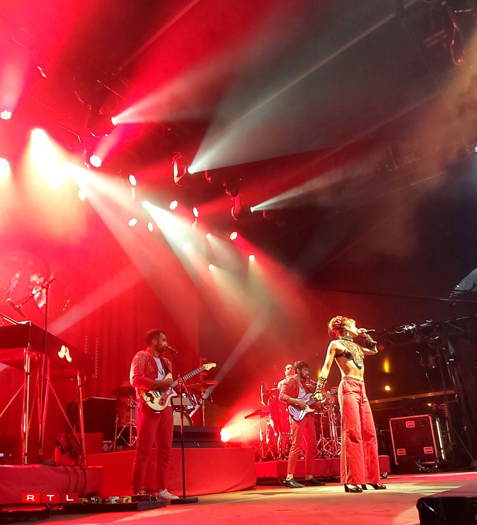 Le groupe d'electropop français, Deluxe, a conquis le public des Francofolies.