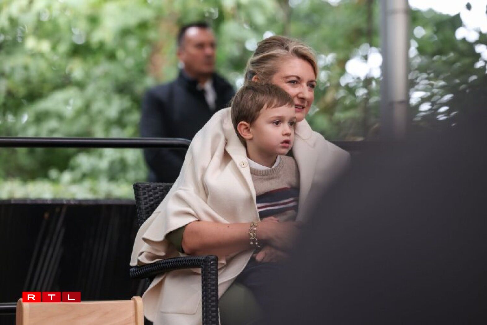 D'Grande-Duchesse Stéphanie beim Trounwiessel 2025.