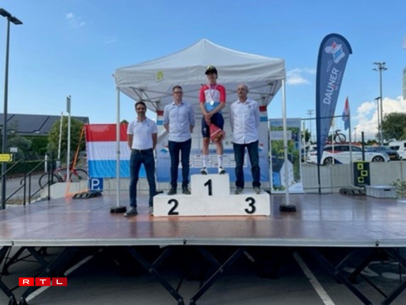 Le podium des Elites dames