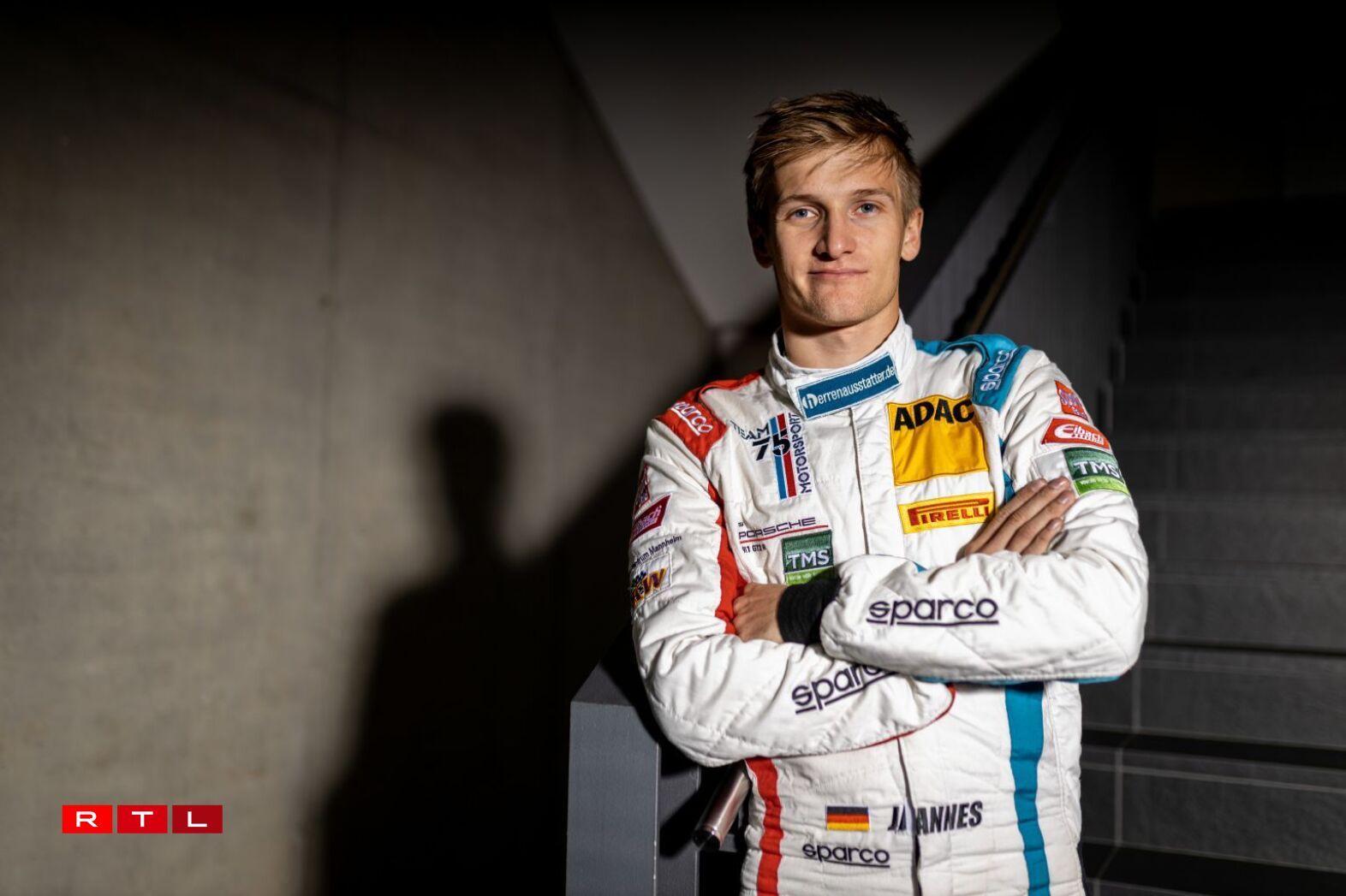 Dem Dylan Pereira säin Teamkolleeg, den Däitschen Jannes Fittje.