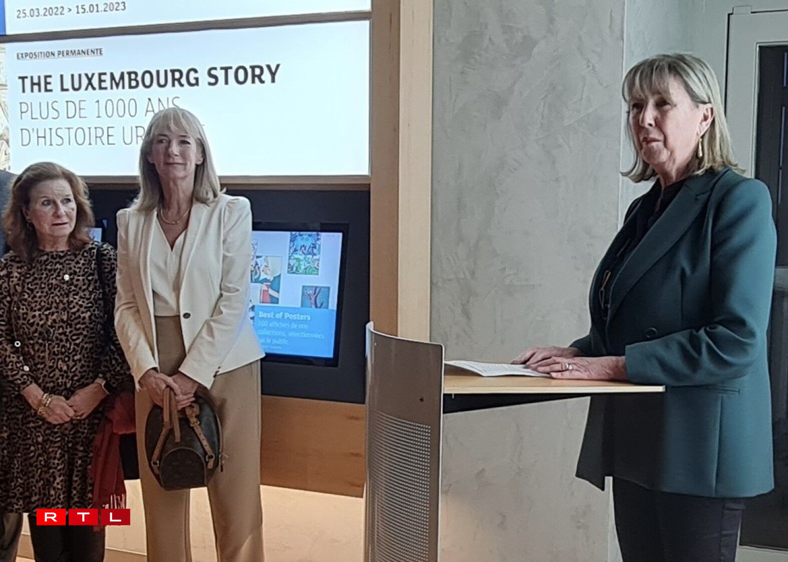 (L-R:) Betsey Summers, Wendy Casey, Lydie Polfer