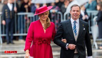 D'Grande-Duchesse Stéphanie beim Trounwiessel 2025.