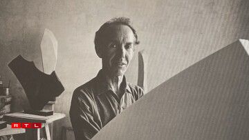 Portrait vum Lëtzebuerger Artist Lucien Wercollier, 1962.