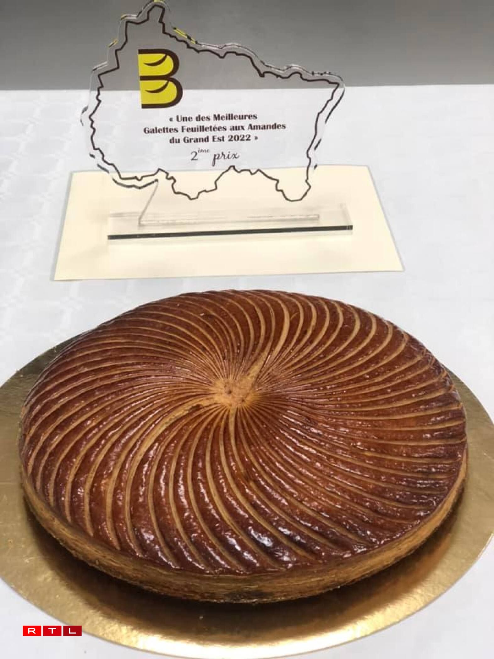 La galette réalisée par Le Salon Bleu, 2e du concours.