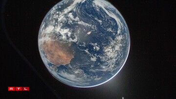 Quatre clichés partagés par les astronautes de la mission Artémis II.