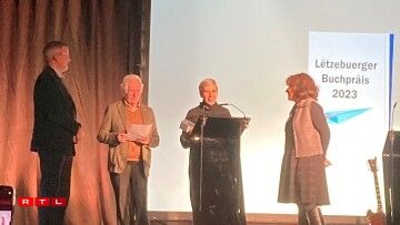 D'Kulturministesch Sam Tanson beim Lëtzebuerger Buchpräis 2023