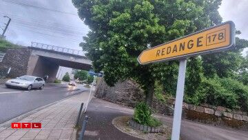 La route qui relie Belvaux à Rédange.